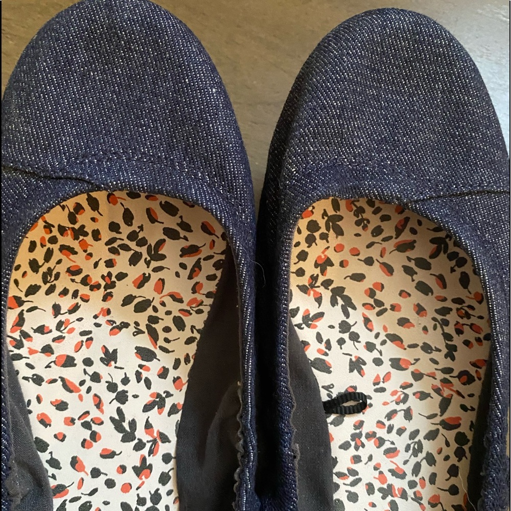 Denim Flats New size 9